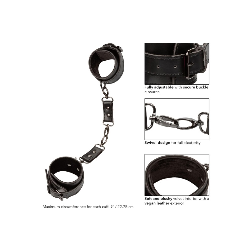 Hand Cuffs Black - 5