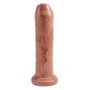 7 Inch Uncut Tan - realistyczne dildo z ruchomym napletkiem i przyssawką o długości wkładalnej 17,8 cm - 3