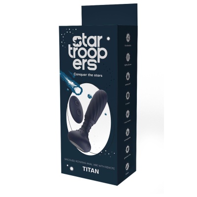 STARTROOPERS TITAN VIBRATING ANAL VIBE WITH REMOTE - 1