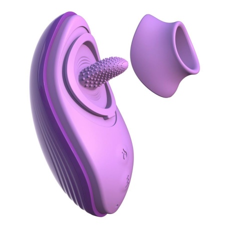 Wibrator z językiem Silicone Fun Tongue – 7 trybów wibracji, ogrzewanie, 13 × 7,6 cm - 3