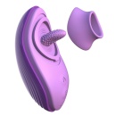 Wibrator z językiem Silicone Fun Tongue – 7 trybów wibracji, ogrzewanie, 13 × 7,6 cm - 3