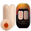 Masturbator Catherine Masha z wewnętrznymi fakturami, elastyczny TPR, ok. 8,5 cm - 1