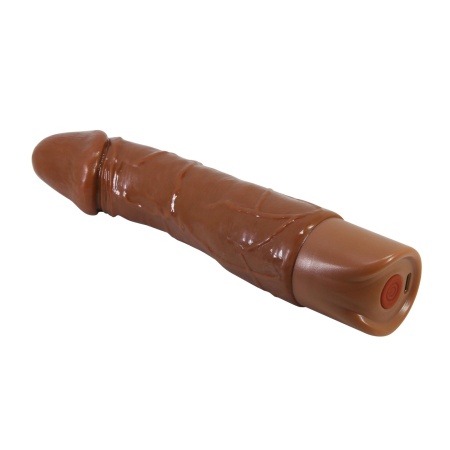 Wibrator Jermaine Brown - realistyczny, silikonowy, 10 trybów wibracji, 19,5 cm długości, 3,6 cm średnicy - 4