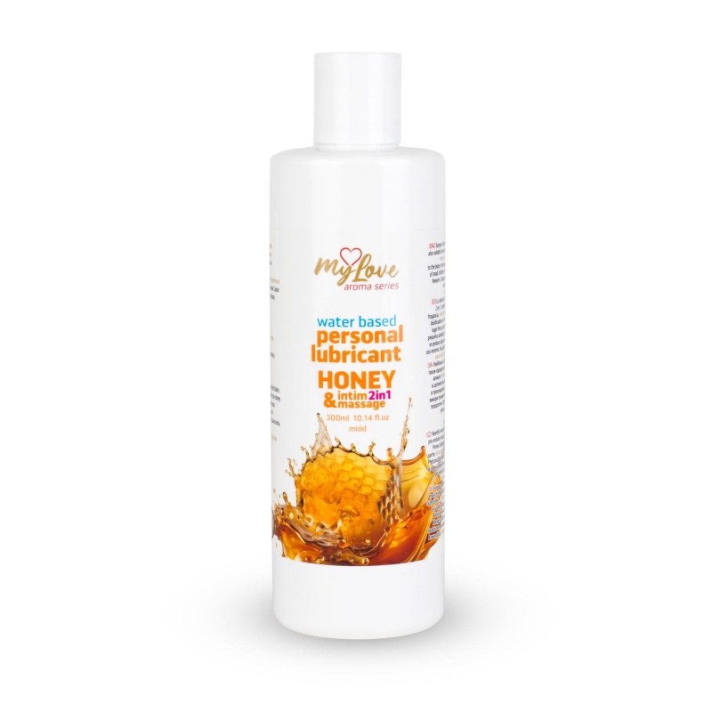 Żel intymny i do masażu Aroma Series Intim&Massage 2in1 Honey 300ml - 1