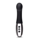 Wibrator Gee Black - zakrzywiona, elastyczna szyjka do stymulacji punktu G, silikon medyczny i metal, 16,6 cm - 4