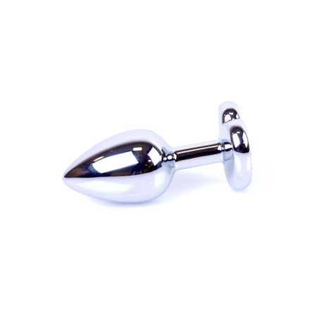 Plug-Jewellery Silver  Heart PLUG- Pink - 3