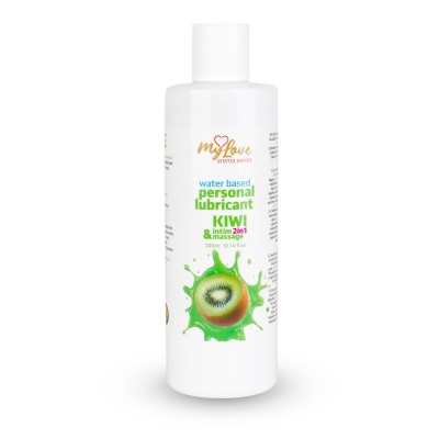 Wodny lubrykant i żel do masażu 2w1 Aroma Series Kiwi 300ml - 1