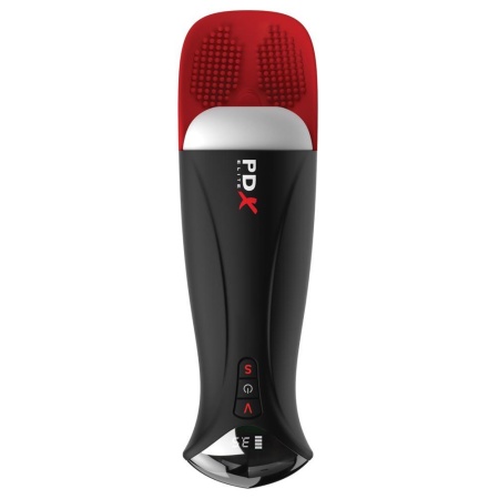 Masturbator Fap-O-Matic Pro XL White — ssanie, wibracja i masaż jąder Hyper Pulse, 34,9 cm - 3