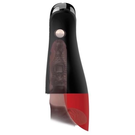 Masturbator Fap-O-Matic Pro XL White — ssanie, wibracja i masaż jąder Hyper Pulse, 34,9 cm - 4