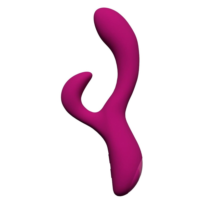 Wibrator króliczek Quinn z funkcją podgrzewania i podwójną stymulacją, 22,8 cm - 2
