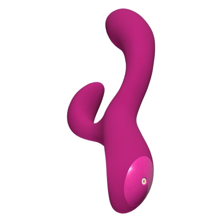 Wibrator króliczek Quinn z funkcją podgrzewania i podwójną stymulacją, 22,8 cm - 5