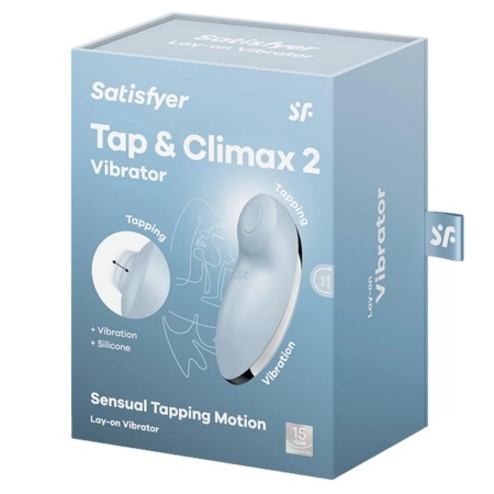 Tap & Climax 2 - wibrator nakładany z funkcją stukania i wibracji, 11 cm - 1