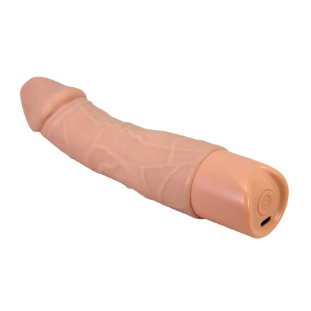 Jermaine - Realistyczny Wibrator Silikonowy z 10 Trybami Wibracji, USB-C, 19,5 cm - 4