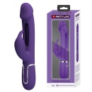 Wibrator króliczek Kampas - podwójny silnik, ruchomy języczek, 7 funkcji wibracji, 4 tryby ruchu, 23,2 cm - 1