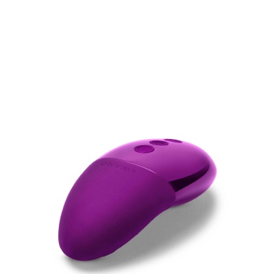 Le Wand Point Cherry - konturowany wibrator lay-on z silikonu medycznego i stali nierdzewnej, 9,6 cm - 1 2