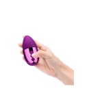Le Wand Point Cherry - konturowany wibrator lay-on z silikonu medycznego i stali nierdzewnej, 9,6 cm - 4