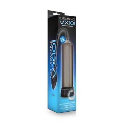 Pompa próżniowa do prącia Performance VX101 z ręczną pompką balonową, długość 24,1 cm - 1