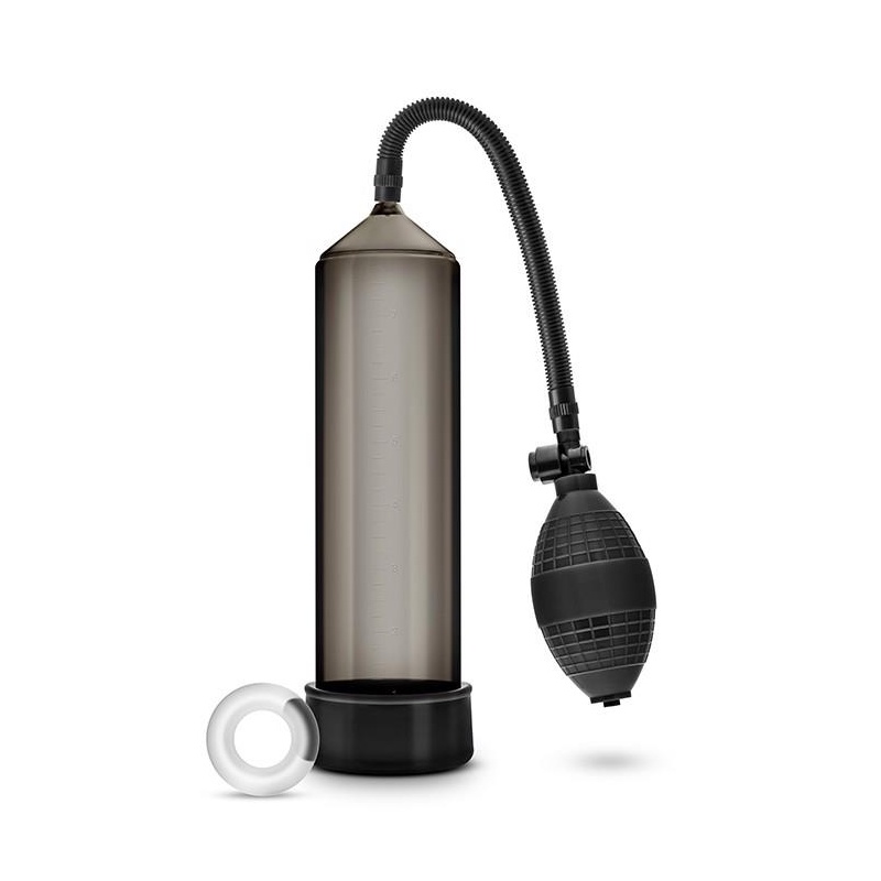 Pompa próżniowa do prącia Performance VX101 z ręczną pompką balonową, długość 24,1 cm - 2