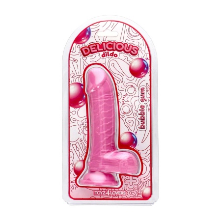 Dildo Dan Bubblegum 18 cm 3,5 cm Jasnoróżowy - 5