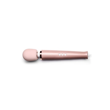 Masażer erotyczny Plug-In Rose Gold - przewodowy, elastyczna szyjka, 34 x 6,2 cm - 3