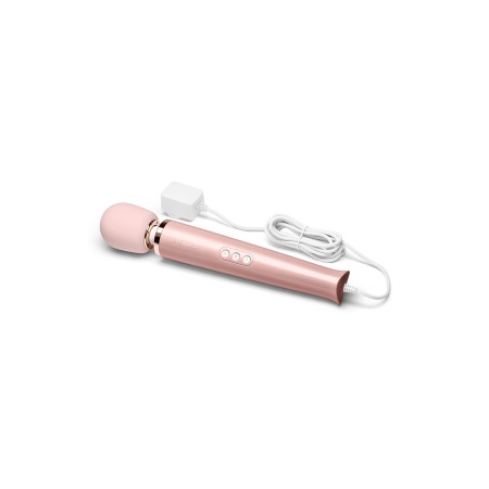 Masażer erotyczny Plug-In Rose Gold - przewodowy, elastyczna szyjka, 34 x 6,2 cm - 4