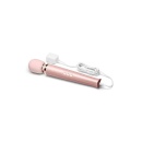 Masażer erotyczny Plug-In Rose Gold - przewodowy, elastyczna szyjka, 34 x 6,2 cm - 4