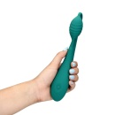 Wibrator punktu G z koralikami - matowy silikon, zakrzywiony profil i ergonomiczny uchwyt - 11