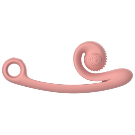 Wibrator Snail Vibe Curve - dwusilnikowy stymulator dwupunktowy z technologią Slide'n'Roll, długość insercyjna 12 cm - 3