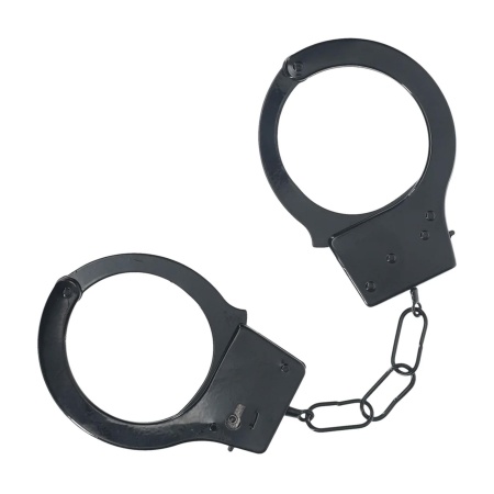 Classic Metal Handcuffs - Black - 1