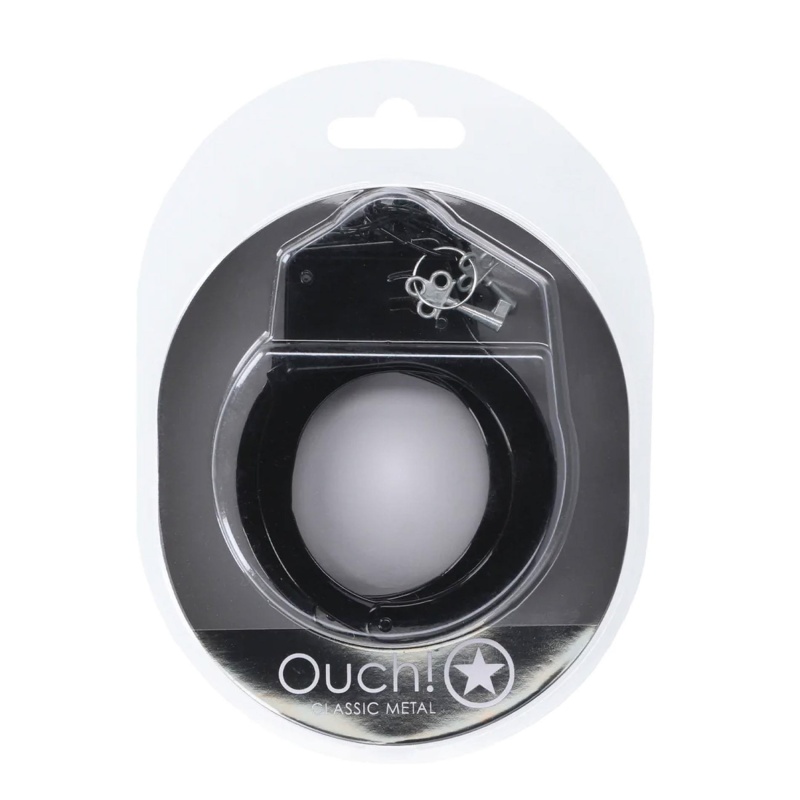 Classic Metal Handcuffs - Black - 2