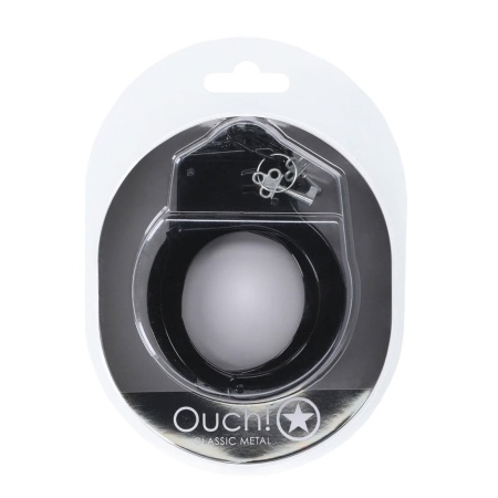 Classic Metal Handcuffs - Black - 2