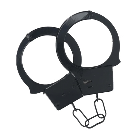 Classic Metal Handcuffs - Black - 3