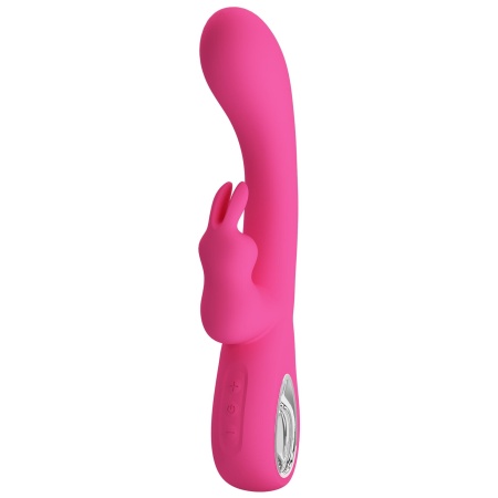 Wibrator Novak z podwójną stymulacją, 19,8 cm - 3