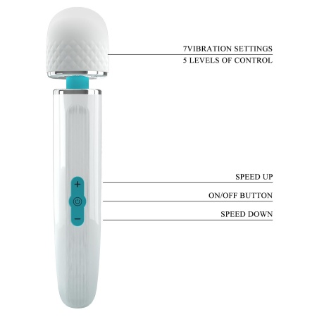 Masażer Bertas 29 cm z 7 trybami wibracji - 4