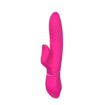 Wibrator Duo Thruster z wałem o 9 poziomach ruchu pchającego, długość 14 cm, średnica 3,5 cm - 1 2