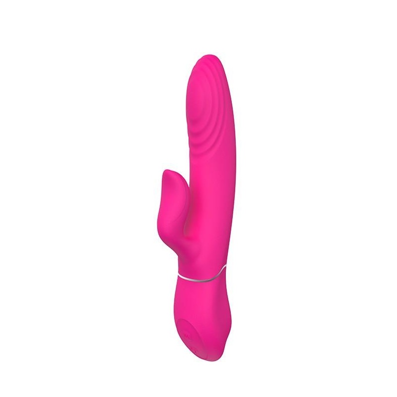 Wibrator Duo Thruster z wałem o 9 poziomach ruchu pchającego, długość 14 cm, średnica 3,5 cm - 2