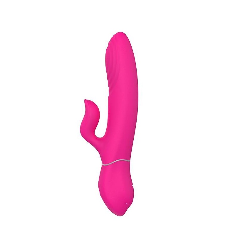 Wibrator Duo Thruster z wałem o 9 poziomach ruchu pchającego, długość 14 cm, średnica 3,5 cm - 3