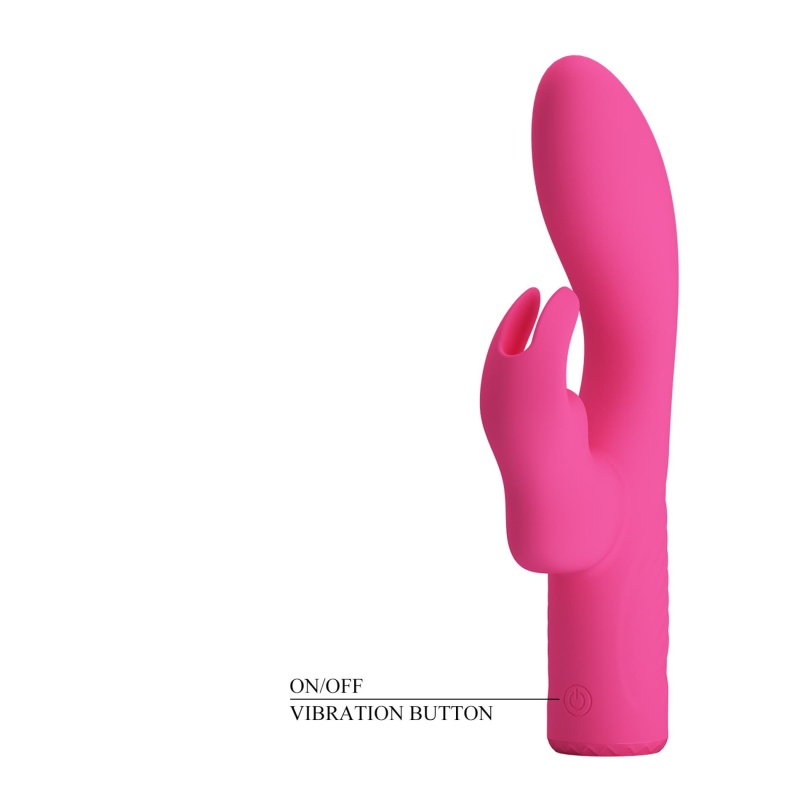 Wibrator typu rabbit Elivia do podwójnej stymulacji punktu G i łechtaczki, 17,2 cm - 6