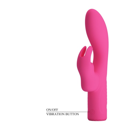 Wibrator typu rabbit Elivia do podwójnej stymulacji punktu G i łechtaczki, 17,2 cm - 6