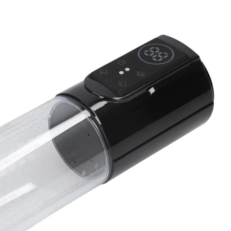MegaLift - Automatic Waterproof Penis Pump - Black - 7