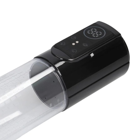 MegaLift - Automatic Waterproof Penis Pump - Black - 7