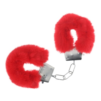 Classic Fluffy Handcuffs - Red - 1
