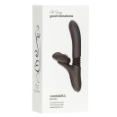 Silicone Vibrator 7 Powerful Modes - Licking,Thrusting and Heating, Black - 2