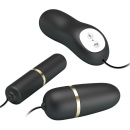Zestaw stymulatorów Double Vibro-Bullets - wibracje i elektrostymulacja, 17 × 14 × 4 cm - 2