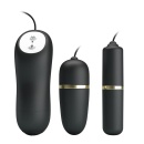 Zestaw stymulatorów Double Vibro-Bullets - wibracje i elektrostymulacja, 17 × 14 × 4 cm - 4