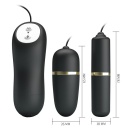 Zestaw stymulatorów Double Vibro-Bullets - wibracje i elektrostymulacja, 17 × 14 × 4 cm - 5