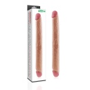 Podwójne Dildo King Size Realistic Slim Ultra 45 cm - 1