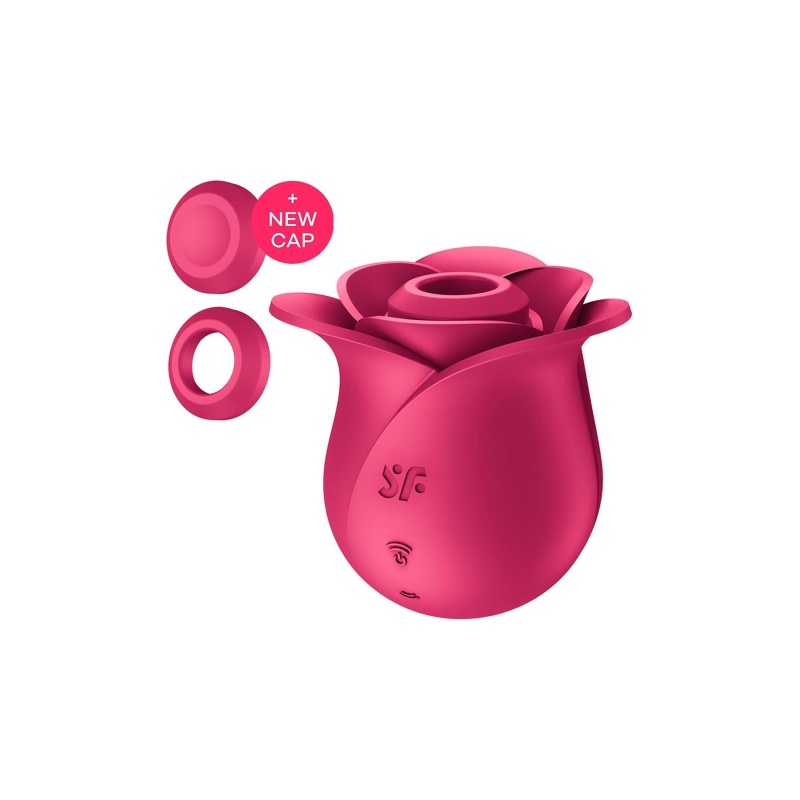Stymulator łechtaczki Pro 2 Modern Rose z technologią Air Pulse i Liquid Air, 6,5 cm - 3
