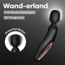 Masażer i wibrator-różdżka Satisfyer Wand-erland Black/Rosegold - 50 kombinacji wibracji, długość 29,9 cm, wodoodporność IPX7 - 2