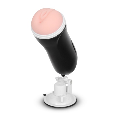 Męski masturbator Thrill Cup z przyssawką i regulacją kąta 18 cm - 1 2